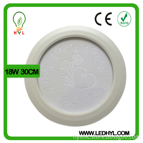 Cut 285 round shape AC 85-265V bean angle 120-180 2014 new led panel ceiling light 18w